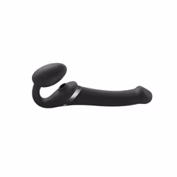 Strap-on-me 6017357, Vibrateur de couple, Stimulation du clitoris, Stimulation du point G, Stimulation vaginale, Noir, Silico ...