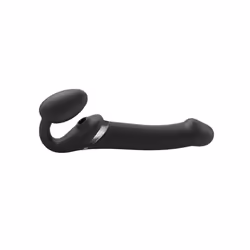 Strap-on-me 6017364, Vibrateur de couple, Stimulation du clitoris, Stimulation du point G, Stimulation vaginale, Noir, Silico ...