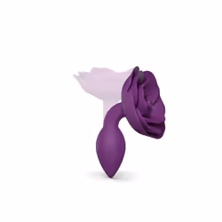 Love to Love Open Roses Plug anal Violet Silicium 1 pièce(s)