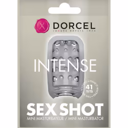 DORCEL Sex Shot Intense Transparent Élastomère