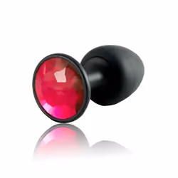 DORCEL Geisha Plug Ruby, Noir, Rouge, Acrylonitrile-Butadiène-Styrène (ABS), Courbé, Sexe anal, 90 mm, 4 cm