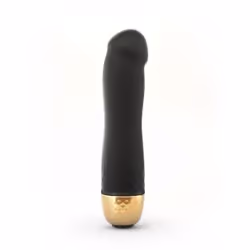 DORCEL Mini Must, Noir, Or, Silicone, Droit, Mat, Sexe vaginal, AA