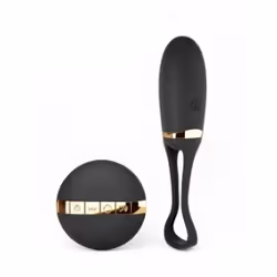 DORCEL Secret Delight, Noir, Or, Silicone, Mat, 50 dB, Sexe vaginal, Batterie intégré