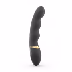 DORCEL Too Much 2.0, Noir, Silicone, Courbé, Boutons, Mat, Sexe vaginal