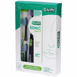 GUM® SONIC DAILY BLACK Coffret Brosse à dents