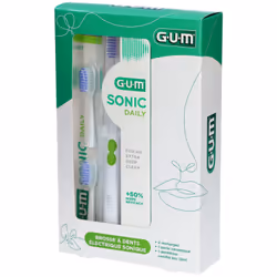 GUM® SONIC DAILY WHITE Coffret Brosse à dents