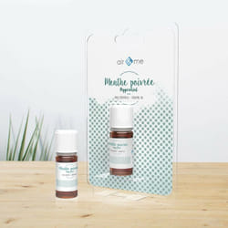 Huile essentielle de menthe poivrée Air&me Huiles fabriquées en France, dans un laboratoire éco-certifié.