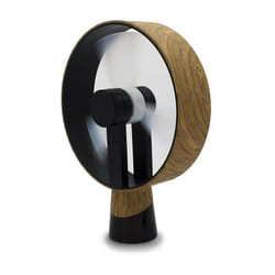 Air&me - Ventilateur de table airain effet bois Ventilateur de table ultra silencieux avec un niveau sonore de 25 dB.