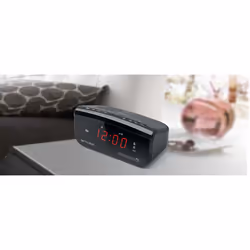 Muse M-12CR Radio portable Horloge Numérique Noir