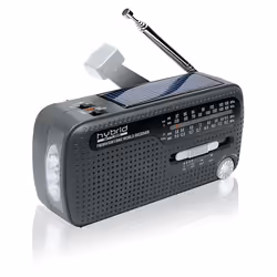 Muse MH-07DS-HYBRID, Portable, Analogique, FM, MW, SW, 3,5 mm, Noir, Rotatif