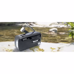 Muse MH-07DS-HYBRID Radio portable Analogique Noir