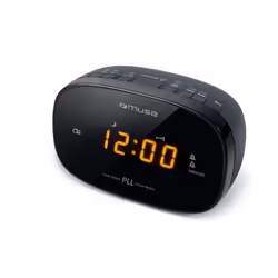 Muse M-150CR, Horloge, FM, PLL, Auto scan, Auto store, LED, 1,52 cm (0.6"), Radio/Vibreur