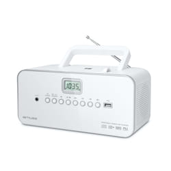 Muse M-28RDW Système stéréo portable Numérique 3 W FM, MW Blanc Lecture de MP3