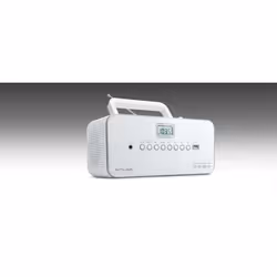 Muse M-28RDW Système stéréo portable Numérique 3 W FM, MW Blanc Lecture de MP3