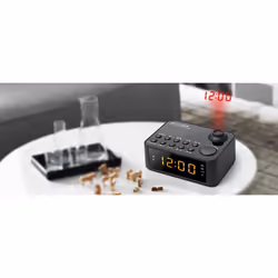 Muse M-178P Radio portable Horloge Numérique Noir