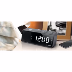 Muse M-172 BT Horloge Numérique Noir