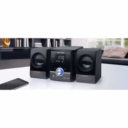 Muse M-38 BT Système micro audio domestique 10 W Noir