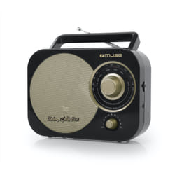 Muse M-055 RB Portable Analogique Noir, Or