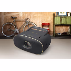 Muse MD-202 VT Analogique FM, MW Noir, Or