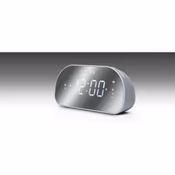 Muse M-170CMR Radio portable Horloge Numérique Miroir, Blanc