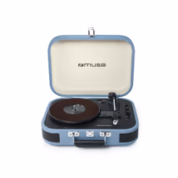 Muse MT-201 BTB, Noir, Bleu, 33,45,78 tr/min, 5 W, Secteur, 240 V, 50 / 60 Hz