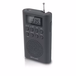 Muse M-03 R, Portable, Analogique, FM, PLL, LCD, Noir, Boutons