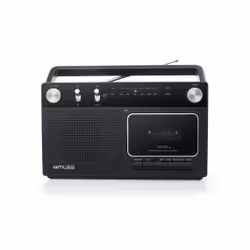 Muse M-152 RC, Tourne-disque à entraînement direct, Manuel, Noir, Plastique, Rotatif, Externe