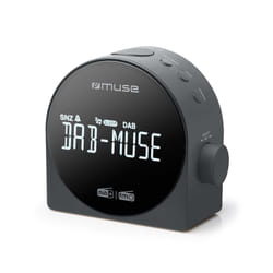 Muse M-185 CDB réveille-matin Réveil numérique Noir