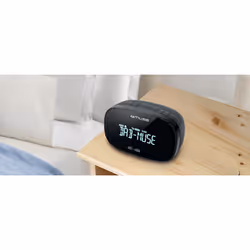 Muse M-150 CDB Radio portable Horloge Analogique et numérique Noir