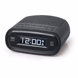 NEW ONE CRD 160 - Radio réveil DAB+/FM - Ecran LCD - 20 stations préréglées - Réveil par radio ou buzzer - Prise casque - Noi ...