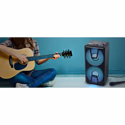 Muse M-1820 DJ Système stéréo portable 150 W Noir Lecture de MP3