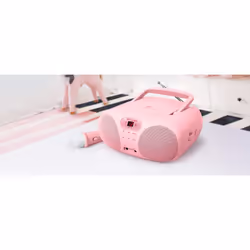 Muse MD-203 KP Système stéréo portable Analogique FM Rose