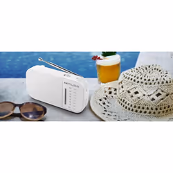 Muse M-025 RW Radio portable Analogique Blanc