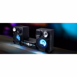 Muse M-80 DJ ensemble audio pour la maison Système mini audio domestique Noir