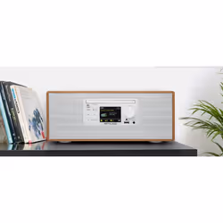 Muse M-695 DBTW Personnel Numérique Blanc, Bois