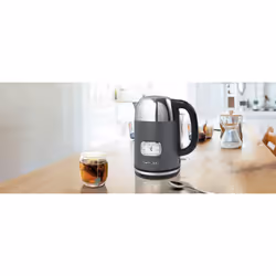 Muse MS-020 DG bouilloire 1,7 L 2200 W Gris, Acier inoxydable