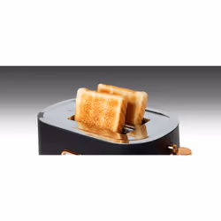Muse MS-130 BC grille-pain 6 2 part(s) 1000 W Noir, Laiton