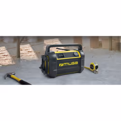 Muse M-928 BTY Radio portable Numérique Noir, Jaune - Vue supplémentaire 4