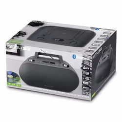 Muse M-35 BT Système stéréo portable Numérique FM, PLL Noir Lecture de MP3 - Vue supplémentaire 6