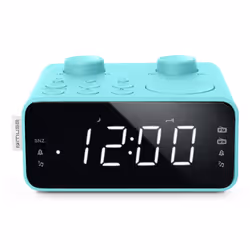 Muse M-17 CB réveille-matin Réveil numérique Couleur aqua