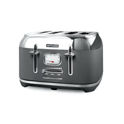 Muse MS-131 DG grille-pain 6 4 part(s) 1800 W Gris, Acier inoxydable