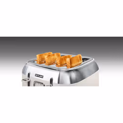 Muse MS-131 SC grille-pain 6 4 part(s) 1800 W Acier inoxydable, Blanc