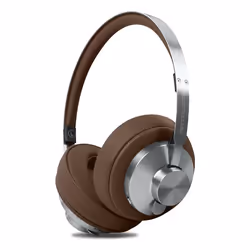 Muse M-298 SBR casque Avec fil &sans fil Arceau Musique/Quotidien Bluetooth Marron, Argent - Vue supplémentaire 2