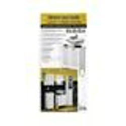 Meuble sous lavabo 2 portes BLANC MIAMI - ELEMENT - Bois - Panneaux de particules - 60x30x60 cm