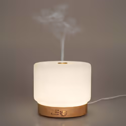 Aromalife Lisalia diffuseur aromatique Verre, Plastique Marron, Blanc