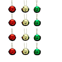 Lot de 12 grelots brillants