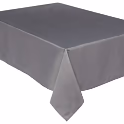 Nappe anti-taches - ATMOSPHERA - 140 x 240 cm - Gris - Polyester - Rectangulaire - Lavable