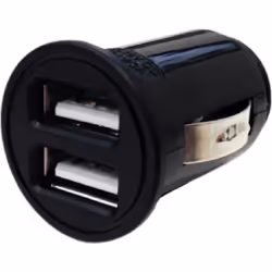 Adaptateur allume-cigare 2 USB 3A noir - Moxie Adaptateur allume-cigare 2 USB 3A noir - Moxie