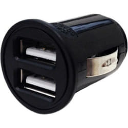 Adaptateur allume-cigare 2 usb 3A noir Moxie