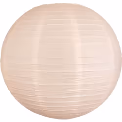 LANTERNE BOULE PAPIER PÊCHE 50 CM BLANC